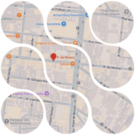 Imagem do Mapa da Rua da Mooca - Atena Instituto